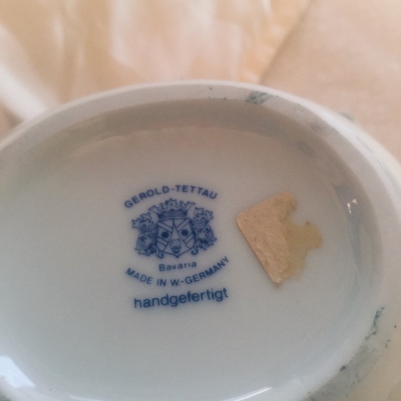 Vintage Gerold Tettau Porcelain Vase   15”x6” - Picture 3 of 9